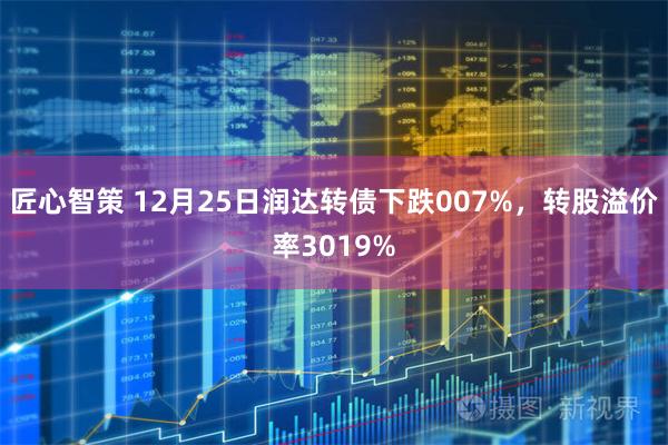 匠心智策 12月25日润达转债下跌007%，转股溢价率3019%